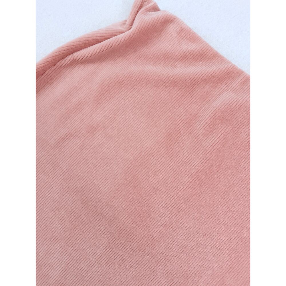 Wild Fable Soft Pink Corduroy Elastic Waist Mini Skirt L